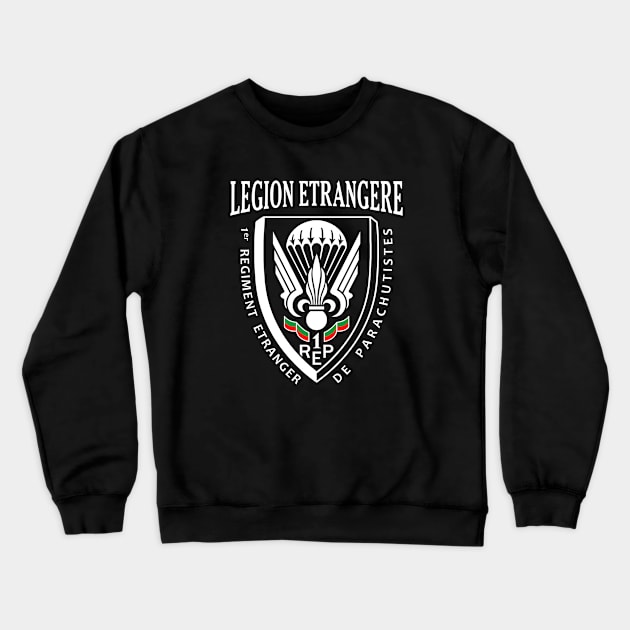 Legion Etrangere Foreign Legion Crewneck Sweatshirt by parashop